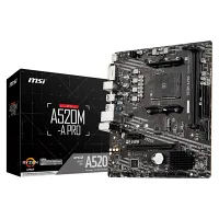 MSI A520M-A Pro AMD AM4 DDR4 Micro ATX Anakart