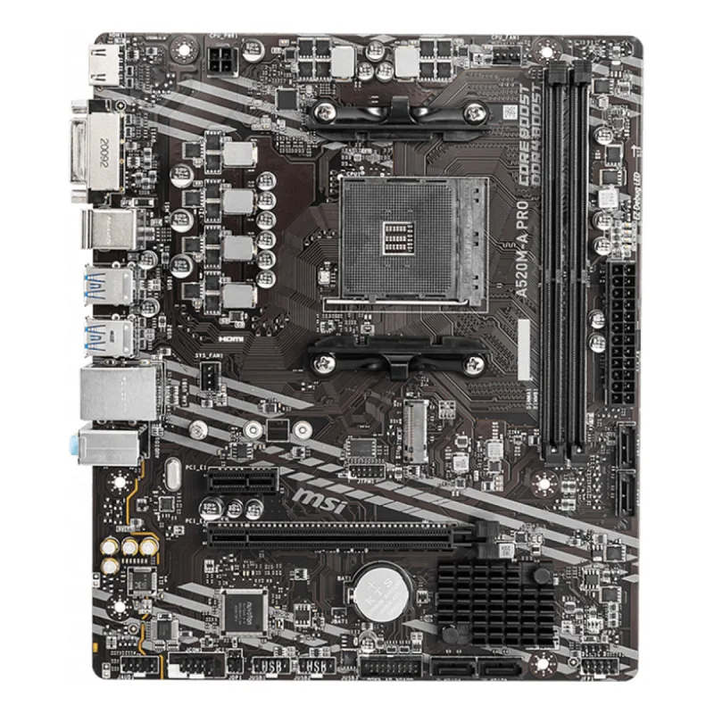 MSI A520M-A Pro AMD AM4 DDR4 Micro ATX Anakart