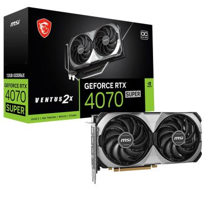 MSI GeForce RTX 4070 SUPER 12G Ventus 2X OC 12GB GDDR6X 192 Bit DLSS 3 Ekran Kartı