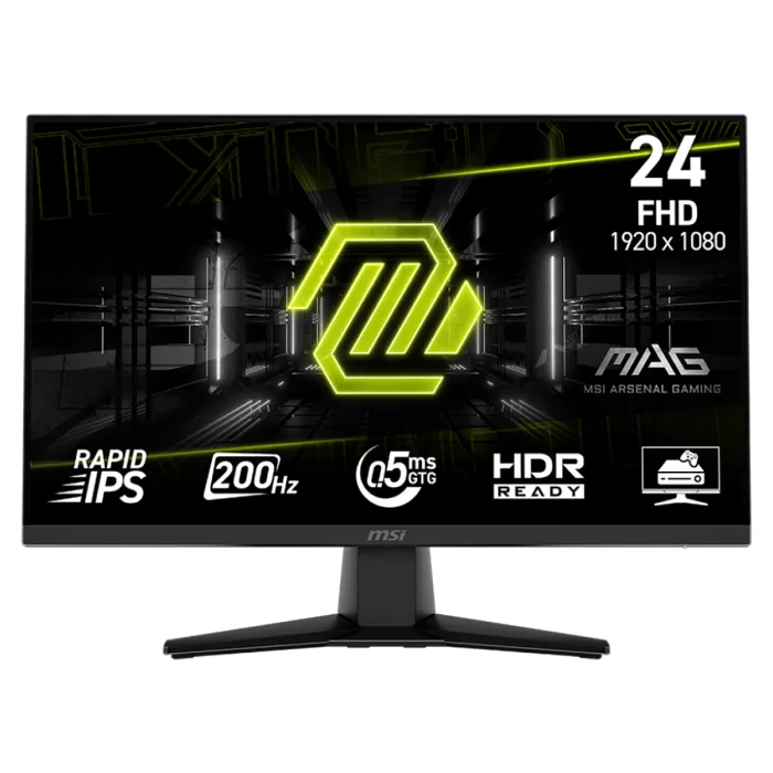 MSI MAG 242F 23.8" 0.5 ms Full HD IPS 200 Hz Oyuncu Monitörü