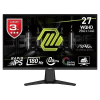 MSI MAG 275QF 27" 0.5 MS 180 HZ 2560X1440 HDMI DP ADAPTİVE SYNC OYUNCU MONİTÖRÜ