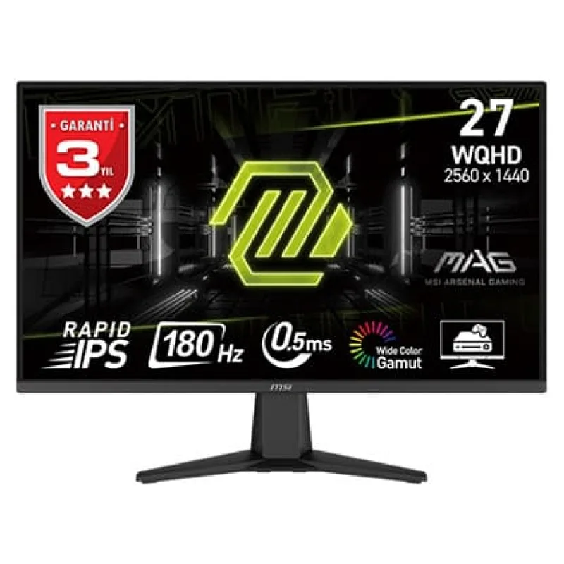 MSI MAG 275QF 27" 0.5 ms 2K IPS 180 Hz Oyuncu Monitörü