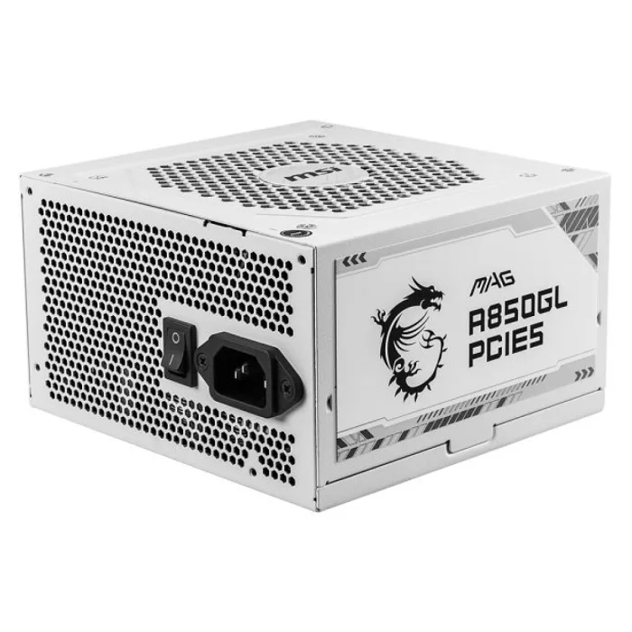 MSI MAG A850GL White Gen5 850 W Power Supply