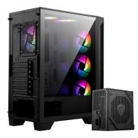 MSI MAG FORGE 120A B65 RGB Temperli Cam USB 3.2 ATX Mid Tower Siyah 650W 80+ Bronze Gaming Kasa