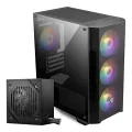 MSI MAG Forge M100A D60 ARGB Fanlı 600 W Micro ATX Oyuncu Kasası