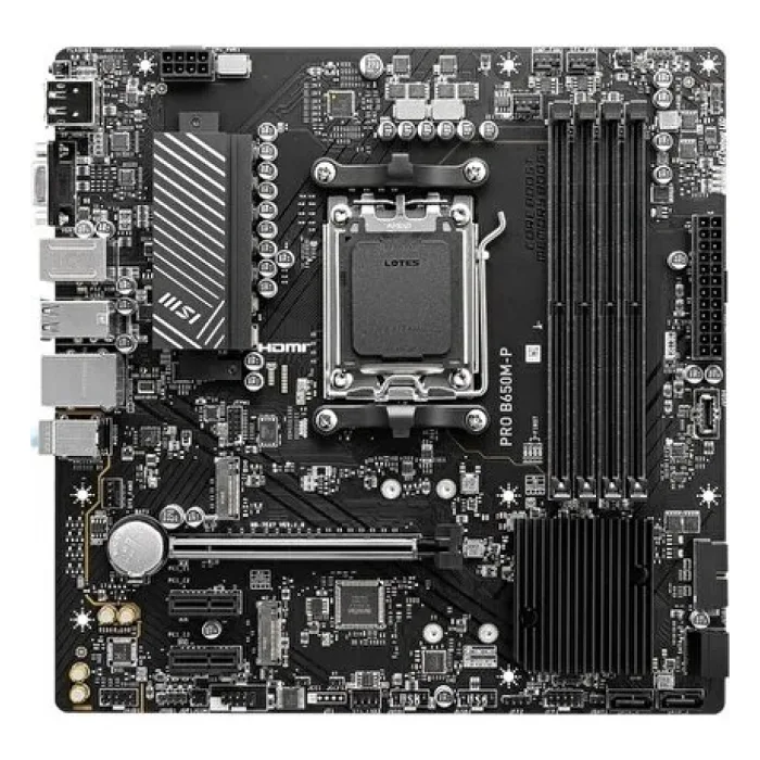 MSI Pro B650M-P AMD AM5 DDR5 Micro ATX Anakart
