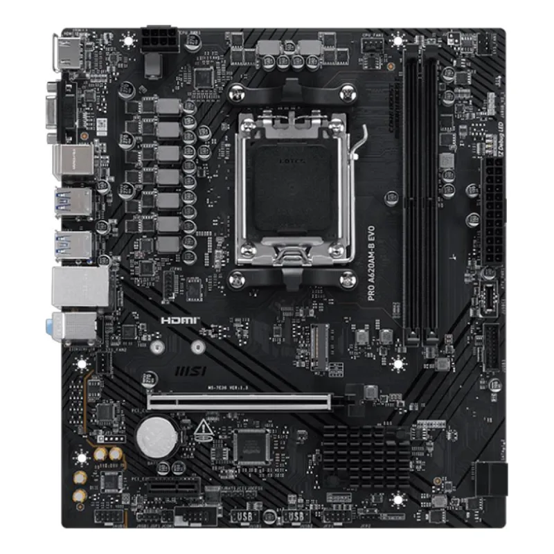 MSI Pro A620AM-B Evo AMD AM5 DDR5 Micro ATX Anakart