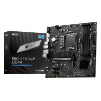 MSI PRO B760M-P D4 4800MHz(OC) DDR4 Soket 1700 M.2 HDMI DP VGA mATX Anakart