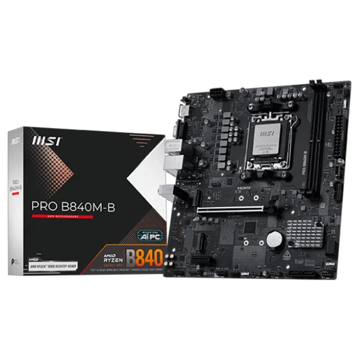 MSI Pro B840M-B AMD AM5 DDR5 Micro ATX Anakart