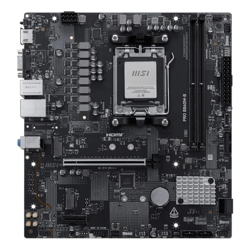 MSI Pro B840M-B AMD AM5 DDR5 Micro ATX Anakart