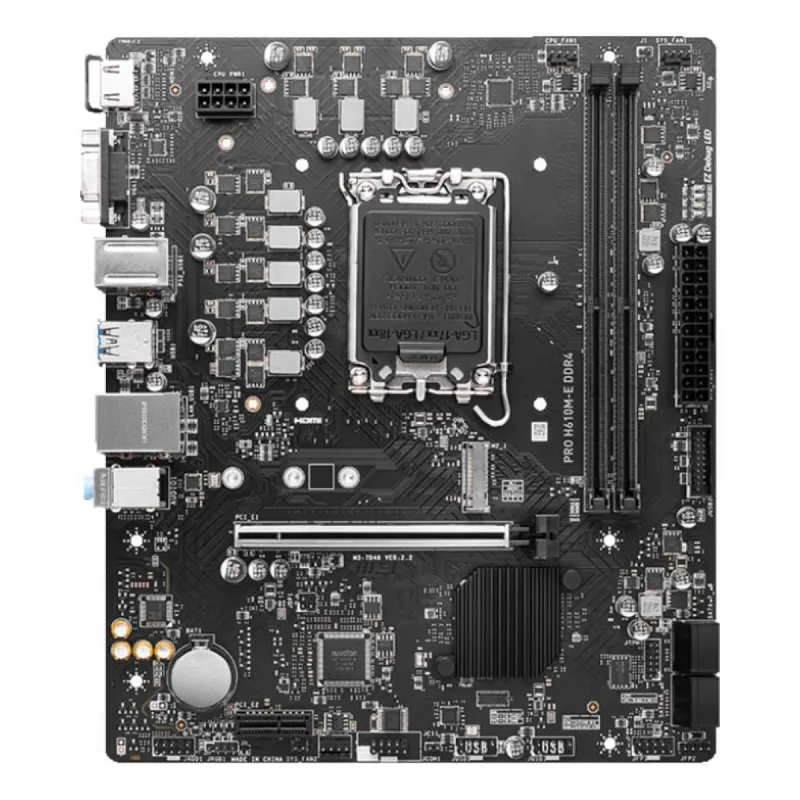 MSI Pro H610M-E Intel LGA1700 DDR4 Micro ATX Anakart