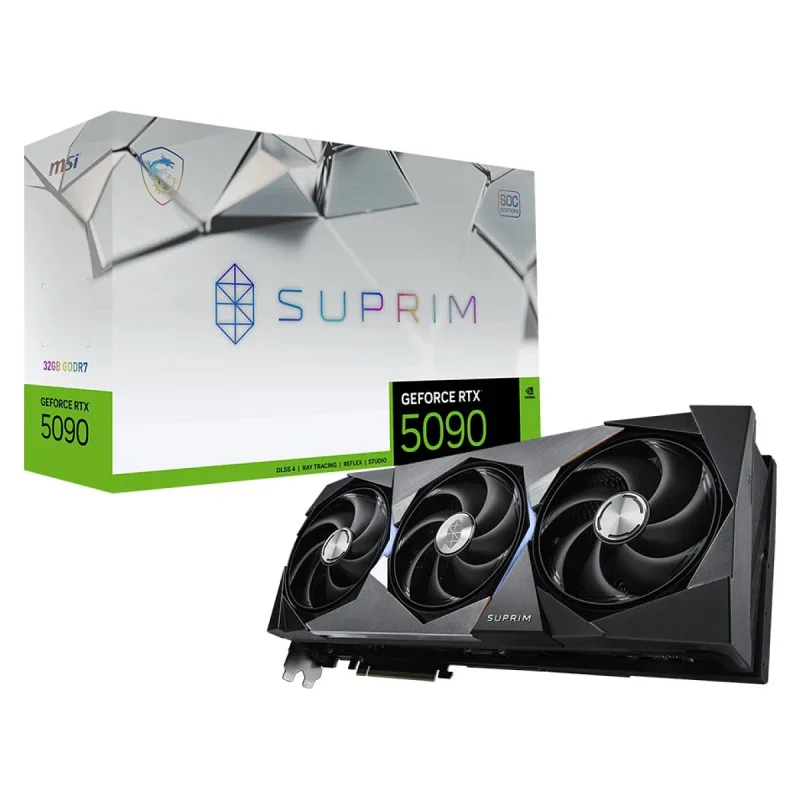 MSI RTX 5090 32G Suprim SOC 5090-32SPS 512 Bit GDDR7 32 GB Ekran Kartı