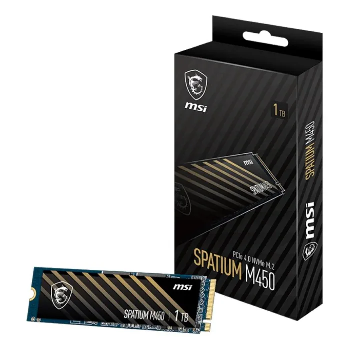 MSI Spatium M450 PCI-Express 4.0 1 TB M.2 SSD