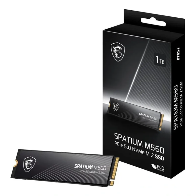 MSI Spatium M560 PCI-Express 5.0 1 TB M.2 SSD