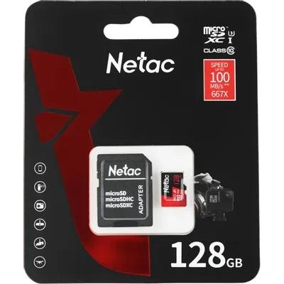 NETAC P500 EXTREME PRO MİCROSD KART 128 GB