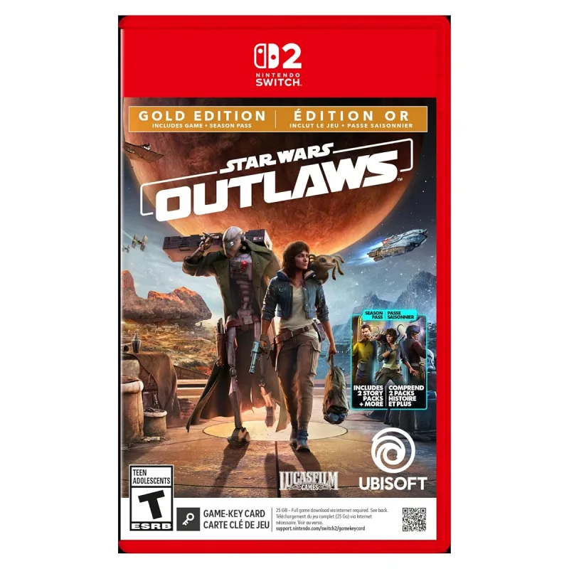 Nintendo Switch 2 Star Wars Outlaws Gold Edition Oyun