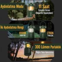 NOWGO F1 20W BLUETOOOTH HOPARLÖR TAŞINABİLİR POWERBANK KAMP FENERİ YEŞİL