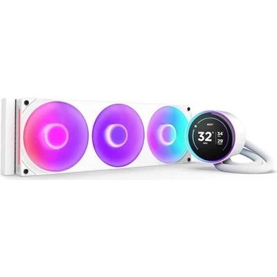NZXT KRAKEN ELİTE RGB WHİTE IPS LCD 360 MM INTEL(1700P/1851P)-AMD UYUMLU SIVI SOĞUTUCU
