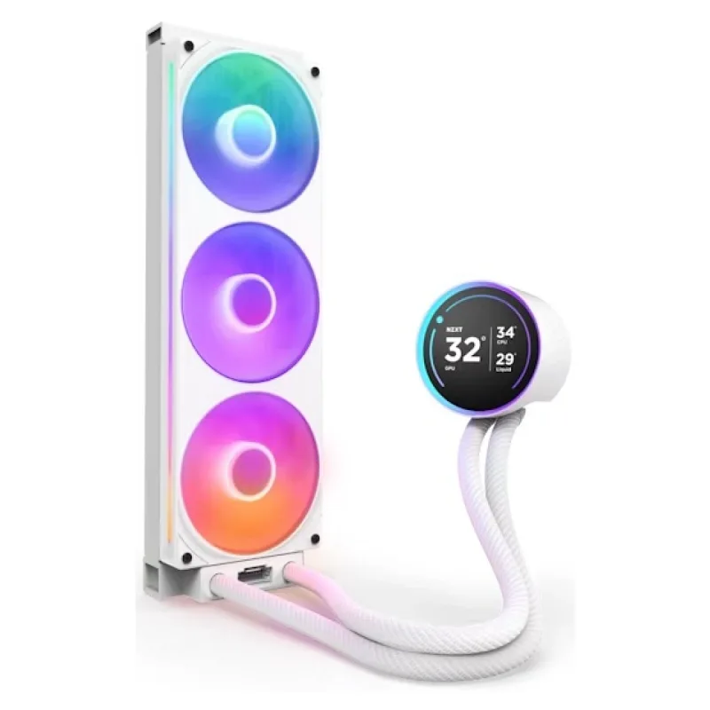 NZXT KRAKEN ELİTE 360 RGB RL-KR36E-W2 360MM BEYAZ İŞLEMCİ SIVI SOĞUTUCU (2024)