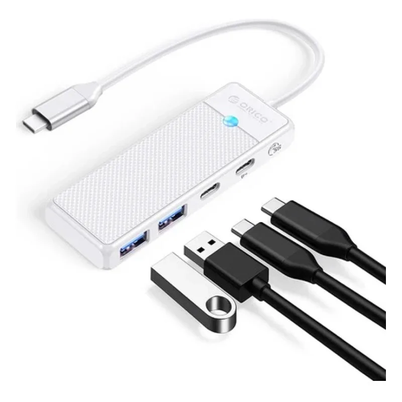 ORİCO 4 PORTLU TYPE-C TO USB 3.0 YÜKSEK HIZLI 5GBPS HUB ÇOKLAYICI BEYAZ