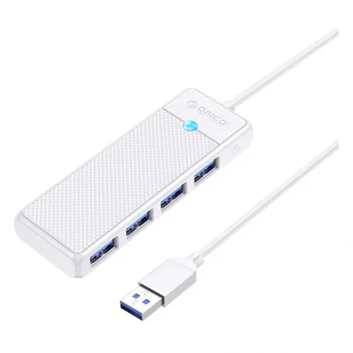 ORİCO 4 PORTLU USB 3.0 YÜKSEK HIZLI 5GBPS HUB ÇOKLAYICI BEYAZ