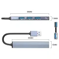 Orico USB-A to USB 3.0 Alüminyum Alaşım 4 Portlu Çoklayıcı HUB