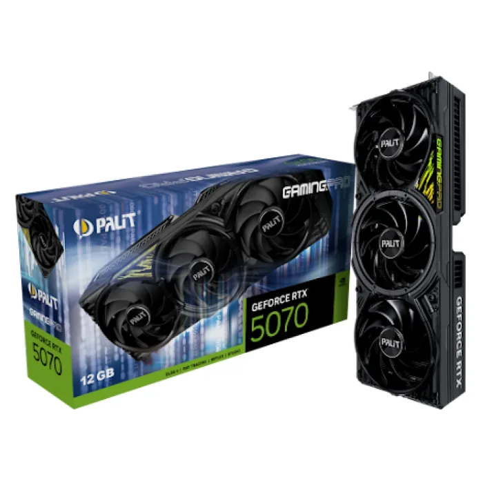 Palit RTX 5070 GamingPro NE75070019K9-GB2050A 192 Bit GDDR7 12 GB Ekran Kartı