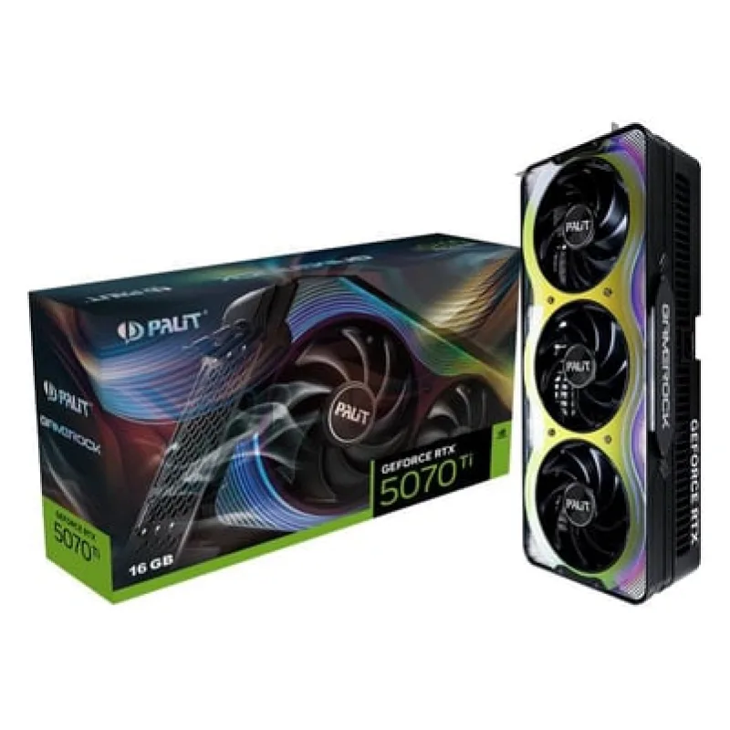 PALİT RTX 5070 Tİ GAMEROCK 256 BİT GDDR7 16 GB EKRAN KARTI