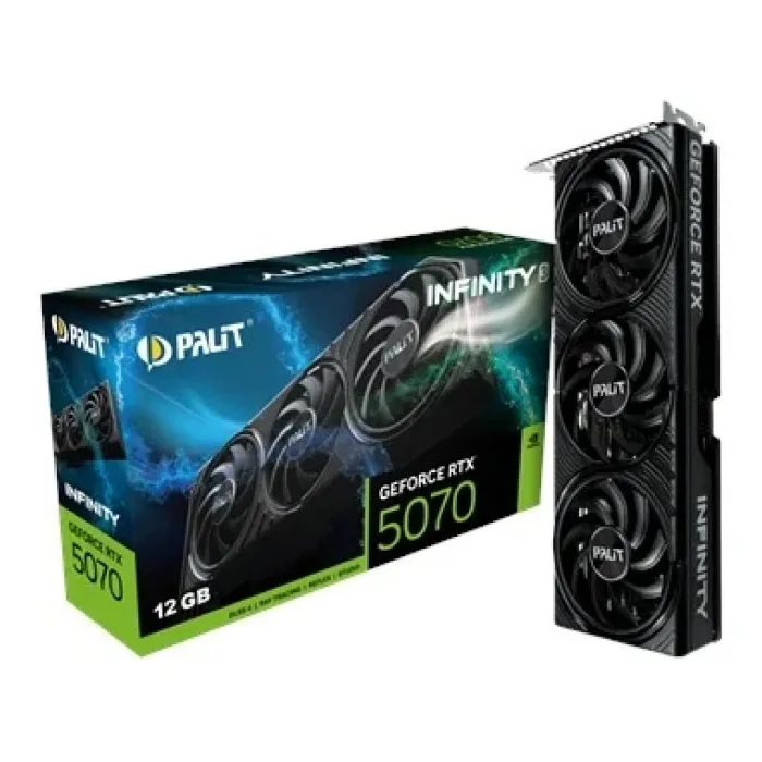 Palit RTX 5070 Infinity 3 NE75070019K9-GB2050S 192 Bit GDDR7 12 GB Ekran Kartı