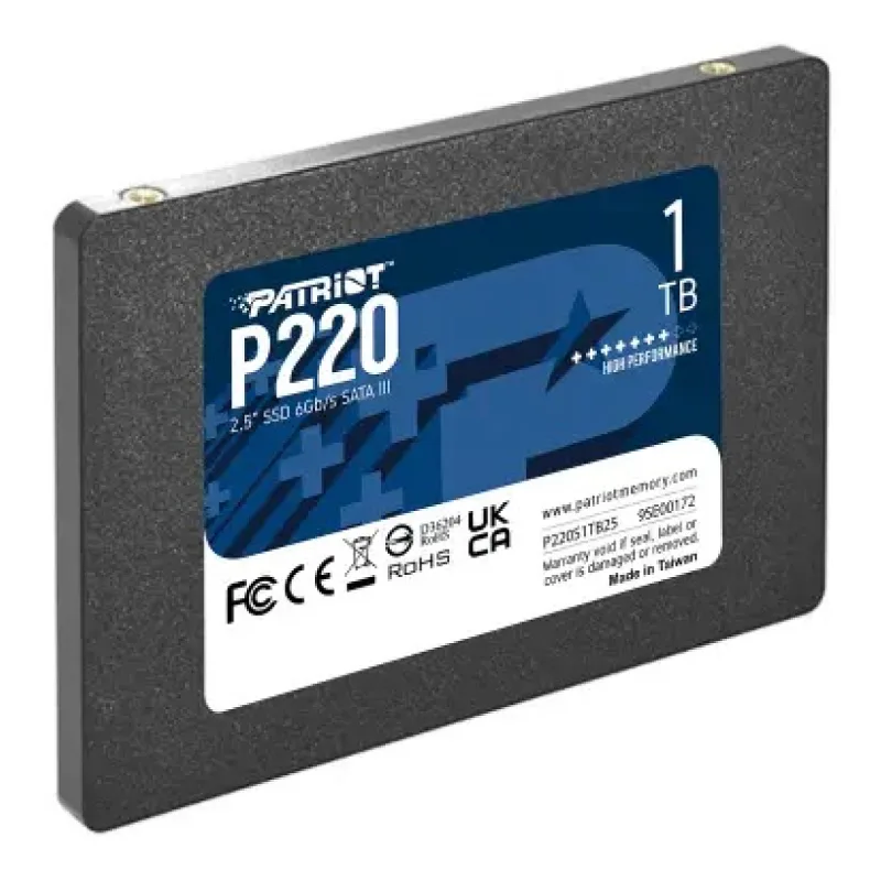 PATRİOT MEMORY P220 DAHİLİ SOLİD STATE DRIVE 1TB SSD SATA 3 2,5 İNÇ