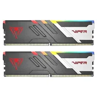 Patriot 32GB (2x16) Viper Venom RGB 6000MHz CL30 DDR5 EXPO Ram (PVVR532G600C30K)