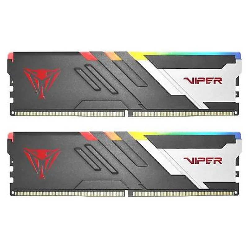 Patriot 32GB (2x16) Viper Venom RGB 6000MHz CL30 DDR5 EXPO Ram (PVVR532G600C30K)