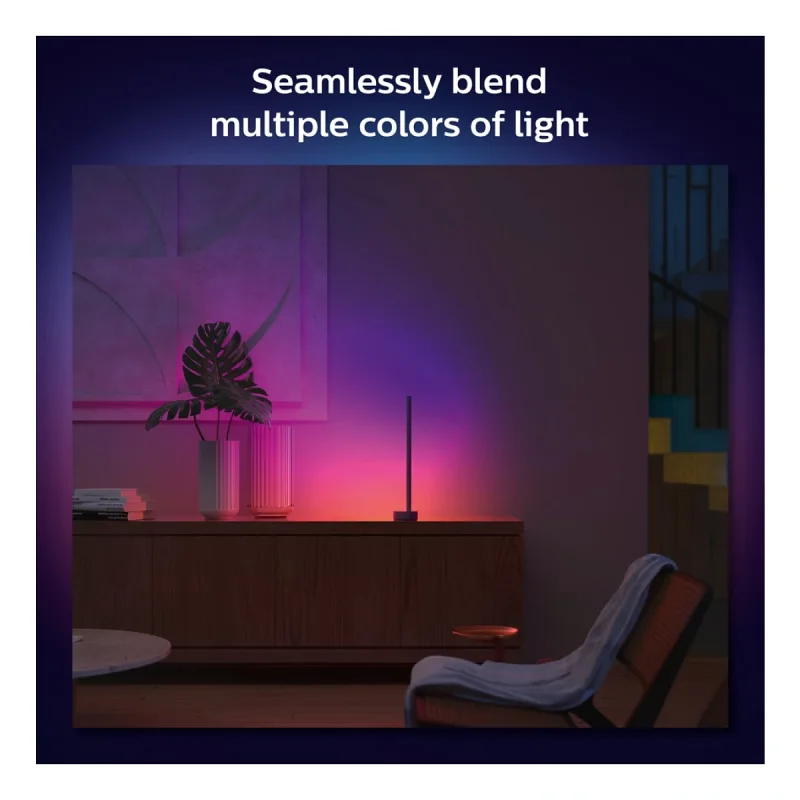 Philips Hue Gradient Signe Siyah Akıllı LED Masa Lambası