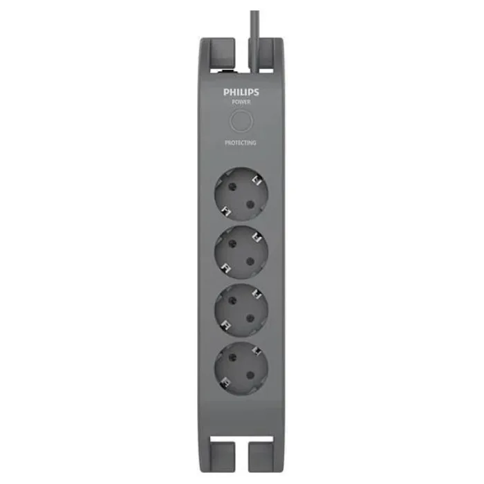 Philips SPN3140A/62 2400 Joule Anahtarlı 2 m 4'lü Akım Korumalı Priz