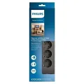 Philips SPN3140A/62 2400 Joule Anahtarlı 2 m 4'lü Akım Korumalı Priz