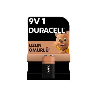 PİL DURACELL ALKALİ PLUS EKSTRA ÖMÜRLÜ MN1604/6LR61 E-BLOK 9V (1'Lİ PAKET)