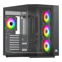 Power Boost PBA4375B-750W ARGB Fanlı Siyah 750 W ATX Oyuncu Kasası