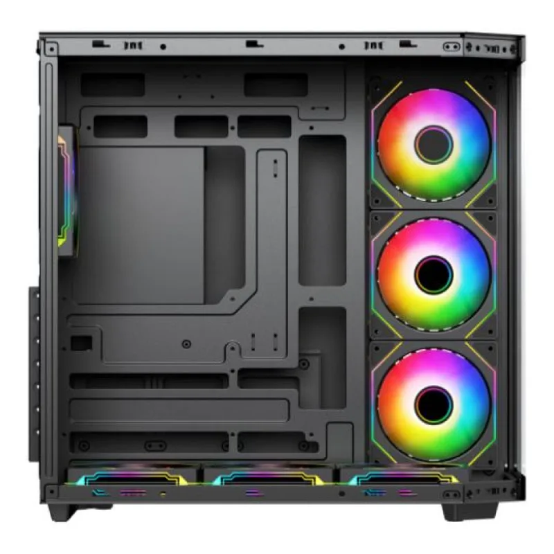 Power Boost PBA4375B-750W ARGB Fanlı Siyah 750 W ATX Oyuncu Kasası