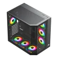 Power Boost PBA4375B-750W ARGB Fanlı Siyah 750 W ATX Oyuncu Kasası