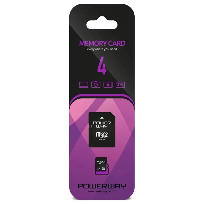 Powerway 4 GB Micro SD Kart