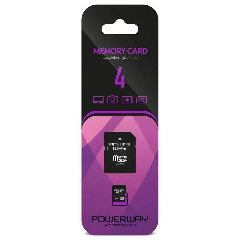 Powerway 4 GB Micro SD Kart