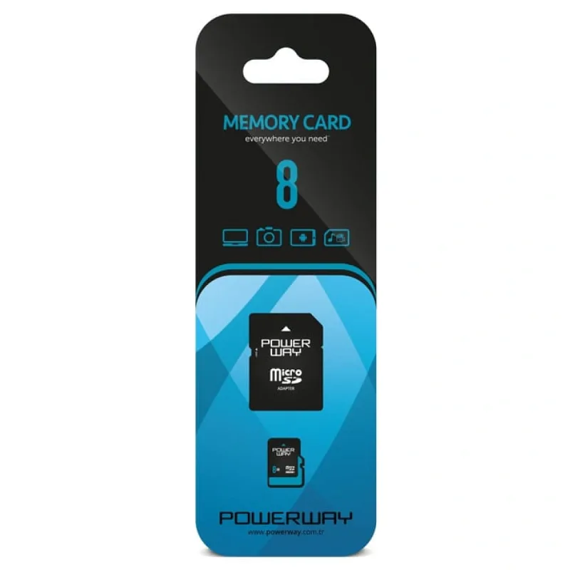 Powerway 8 GB Micro SD Kart