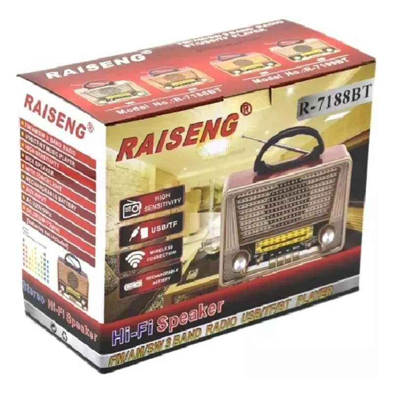 RAISENG R-7188BT NOSTALJİK RADYO