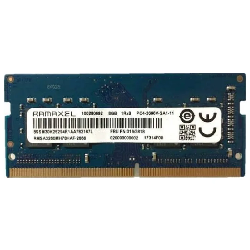 Ramaxel PC4-21300 8GB 2666MHz DDR4 Notebook Ram (RMSA3260ME78HAF)