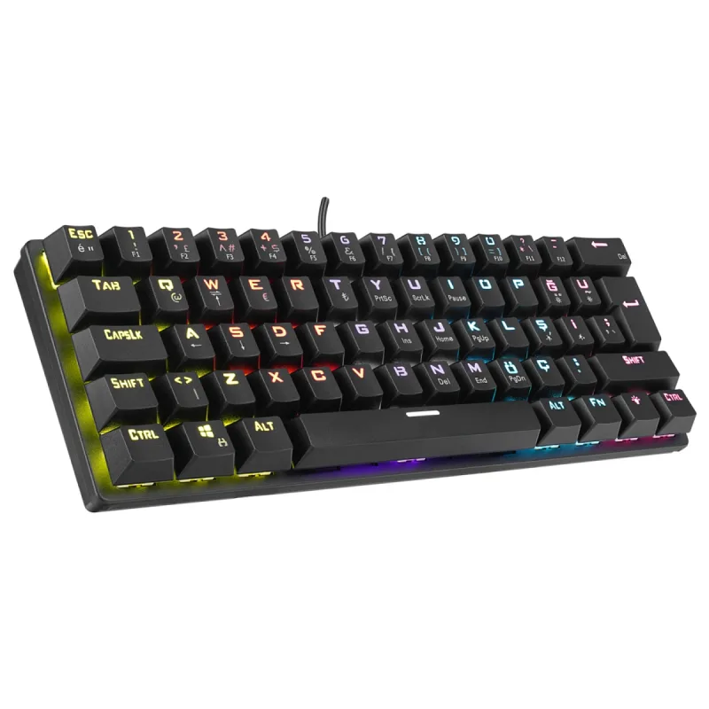 Rampage Ally K11 Siyah TKL Red Switch Kablolu Mekanik Oyuncu Klavyesi