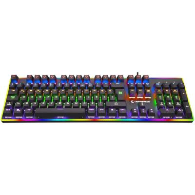 RAMPAGE BYGAME-K1 RGB LED FRAME RAİNBOW MEKANİK RED SWİTCH GAMİNG OYUNCU KLAVYESİ