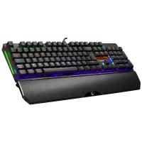 RAMPAGE KB-R86 UMBRA SİYAH USB RAİNBOW AYDINLATMALI BLUE SWİTCH MEKANİK GAMİNG OYUNCU KLAVYE