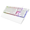 Rampage KM-RX7 Fortuna V2 Beyaz Kablolu Oyuncu Klavye Mouse Seti