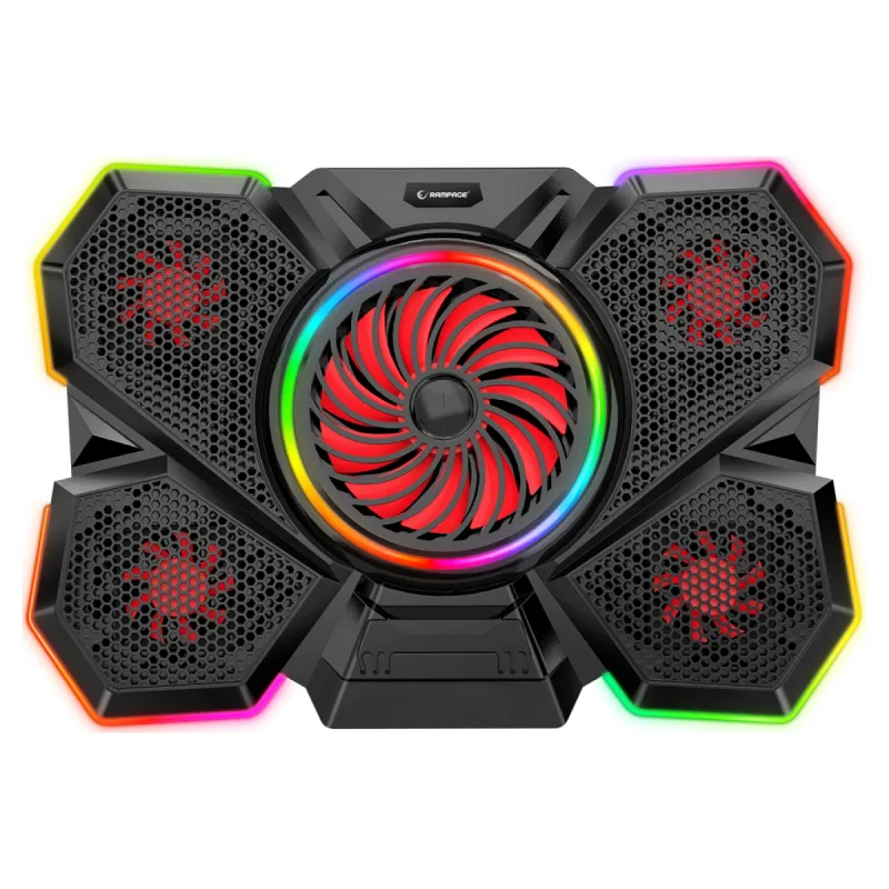 Rampage S47 Coolflow RGB 5 Fanlı 17.3" Laptop Soğutucu