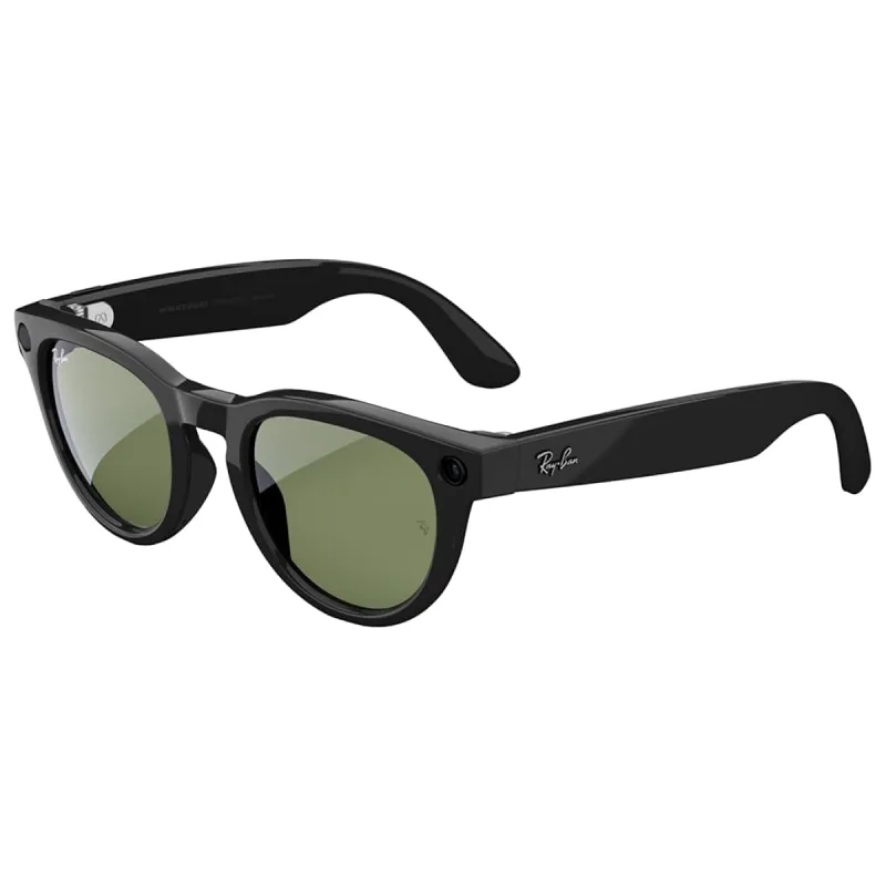 Ray-Ban Meta Headliner Akıllı Gözlük Parlak Siyah Polarize G15 Yeşil rw-4009